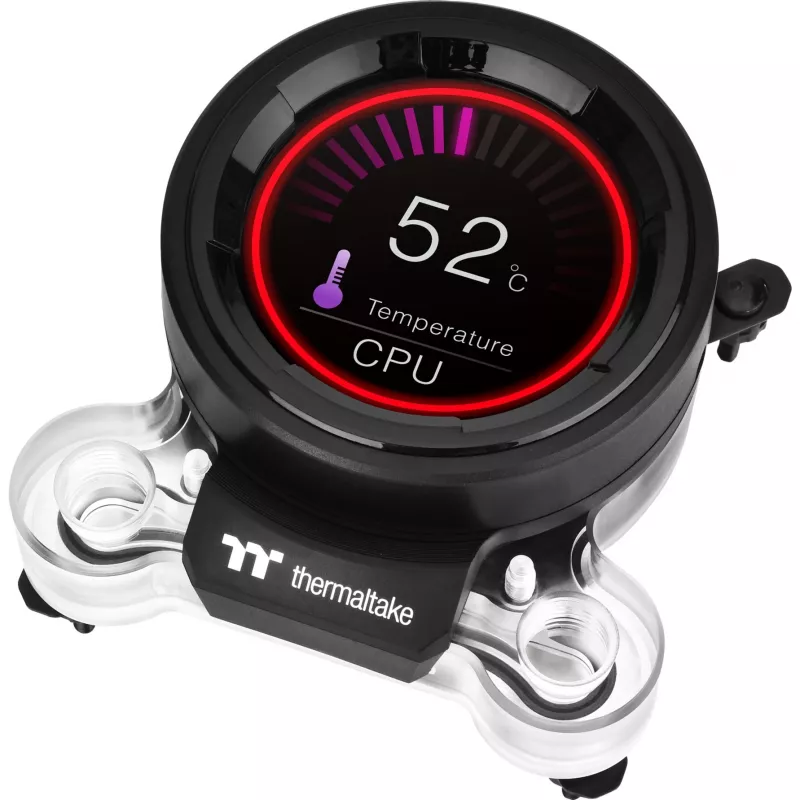 Wasserkühlung Pacific MX2 Ultra CPU-Wasserblock, Kupfer, 2,1-Zoll-LCD-Temperatursensor