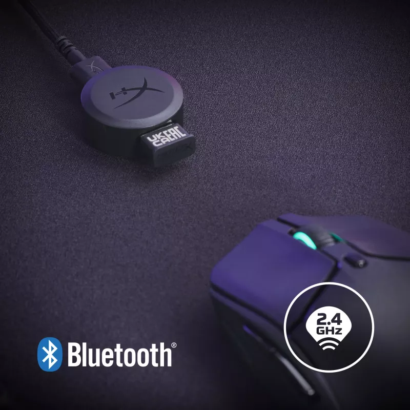HyperX Pulsefire Haste 2 - Kabellose Gaming-Maus (Schwarz)