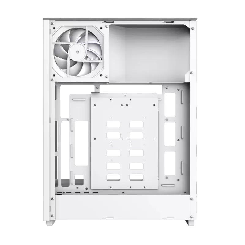Gamemax Gehäuse | T20 WH | Weiß | M-ATX | Netzteil nicht enthalten