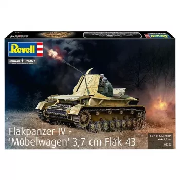 Kunststoff-Modellpanzer REVELL Flakpanzer IV 3,7 cm Flak 43 Maßstab 1:72