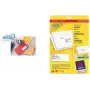 Avery Quick DRY J8173 - Adressetiketten - Weiß - 57 x 99,1 mm - 250 Stück. (25 Blatt x 10) (J8173-25)