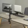 Monitor-Wandhalterung SBOX LCD-LM01-2 für 13–27 Zoll Bildschirme, max. Belastung 12 kg, VESA 100x100