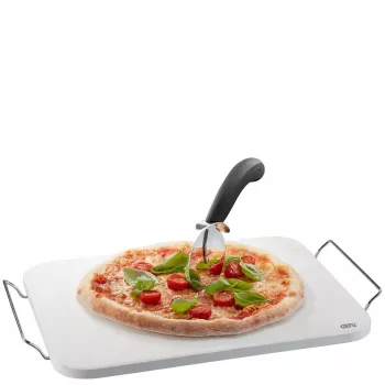 Pizzaschneider- und Backstein-Set mit rechteckigem Ständer GEFU DARIOSO G-89534