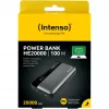 Powerbank INTENSO 7350050 — 20000 mAh, 1× USB-A + 2× USB-C, 100 W Gesamtausgangsleistung, schwarz/grau