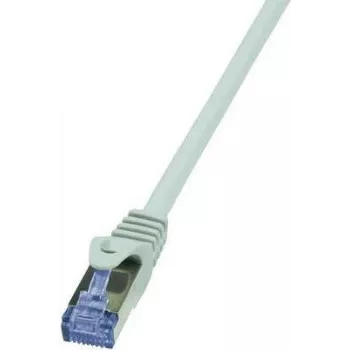 Netzwerkkabel LogiLink Cat6a S/FTP RJ-45 0,5 m Grau
