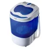 Adler | AD 8051 | Waschmaschine | Energieeffizienzklasse | Toplader | Waschkapazität 3 kg | Unbestimmte U/min | Tiefe 37 cm | Breite 38 cm | Weiß/Blau