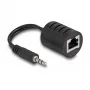 DeLOCK Audiokabel RJ-45 3,5 mm Schwarz 87858