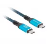 USB-C-zu-USB-C-Kabel LANBERG CA-CMCM-45CU-0020-BK, 240 W PD, 8K@60Hz, 2,0 m