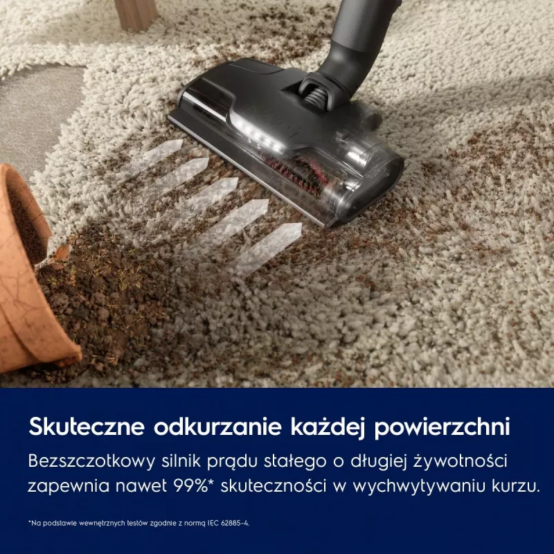 Electrolux EP82AB25UG Stielstaubsauger/Elektrobesen Akku Trocken Zyklonisch Beutellos 0,4 l 100 W Grau
