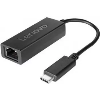 Lenovo USB-C-auf-Ethernet-Adapter - Netzwerkadapter - USB-C - Gigabit Ethernet x 1 - FRU - für ThinkCentre M75, M75t Gen 2, M90q Gen 2, ThinkPad T15p Gen 2, ThinkSmart Core