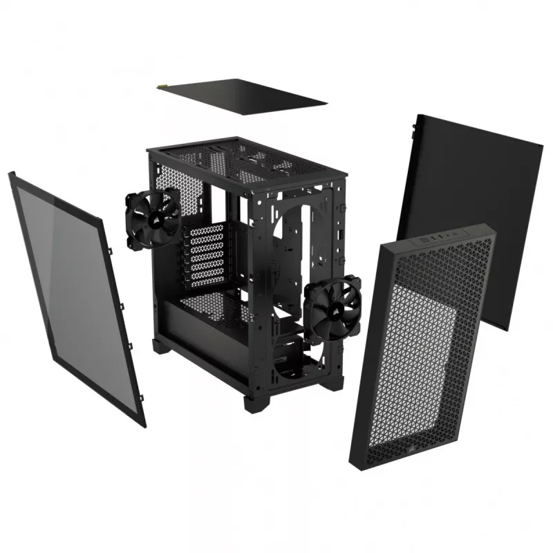 PC-Gehäuse Corsair CC-9011251-WW Midi Tower Schwarz