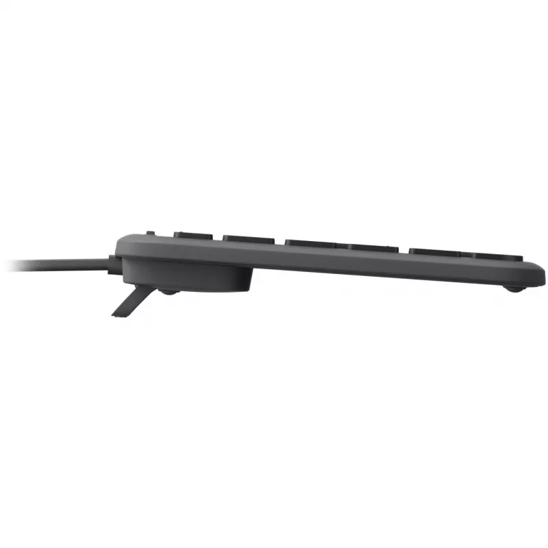 LOGITECH Signature Slim K620 Kabelgebundene Tastatur für Unternehmen - GRAPHITE - US INT'L - USB - N/A - INTNL-973 - USB-C