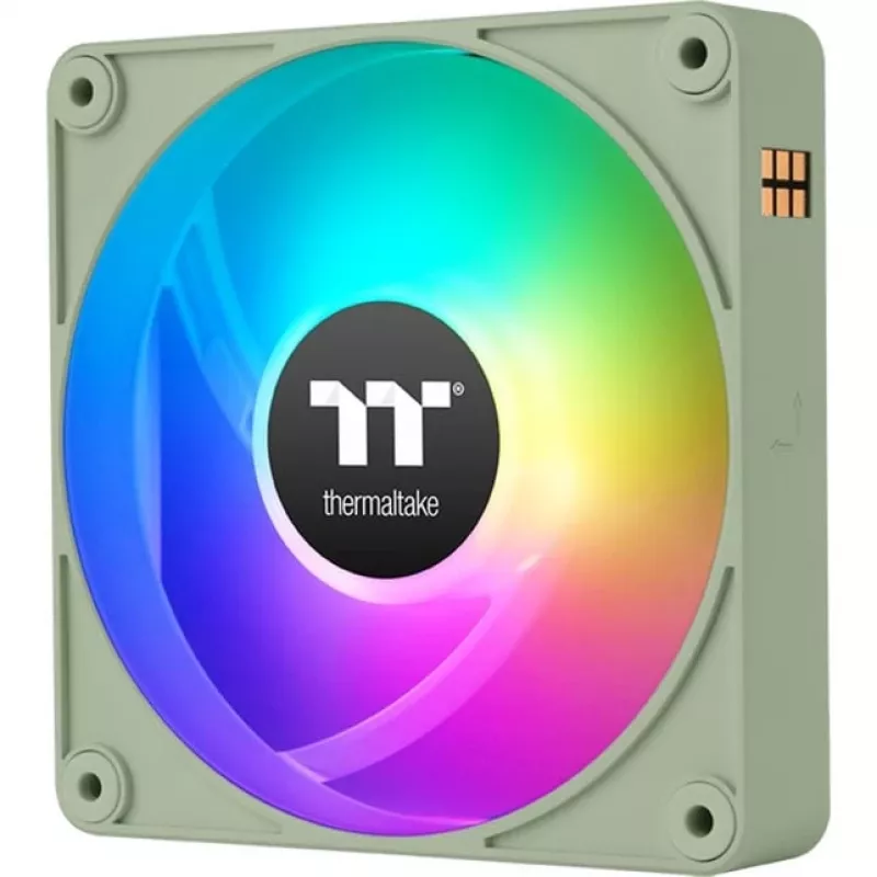 Thermaltake CT120 EX Reverse ARGB Sync 120 mm 3er-Pack Gehäuselüfter – Matcha-Grün