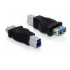 USB Adapter DeLOCK USB 3.0-B M zu USB 3.0-A FM 65179