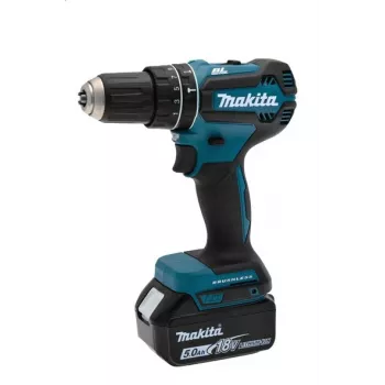 Makita DHP485RTJ Bohrmaschine 28500 U/min Schlüssellos 1,5 kg Schwarz, Blau