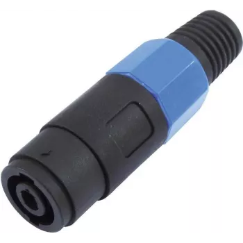 Lautsprecherkabel-Kupplung Omnitronic 30203530 4‑polig zur Verlängerung und Verbindung von Lautsprecherkabeln