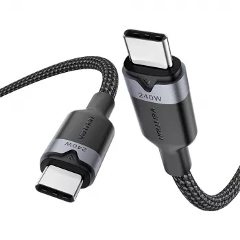USB-C auf C 2.0 Vention 3.1 5A 240W 1m BK Kabel