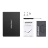 Montagekit GRAUGEAR G-CV-M2T25 Schwarz Aluminium