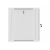 Lanberg Wandmontage-Installationsschrank 19'' 12U 600x600mm grau (Glastür)