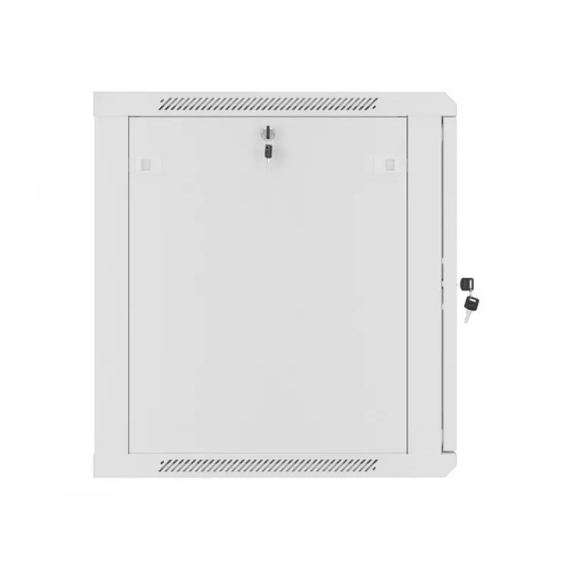 Lanberg Wandmontage-Installationsschrank 19'' 12U 600x600mm grau (Glastür)