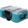 MAKTRAK Organizer kompakt, Werkzeugkiste Blau/transparent, transparenter Deckel