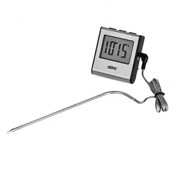Lebensmittelthermometer GEFU digitaler Fühler 0–250 °C, Edelstahl, 16 cm Sensor