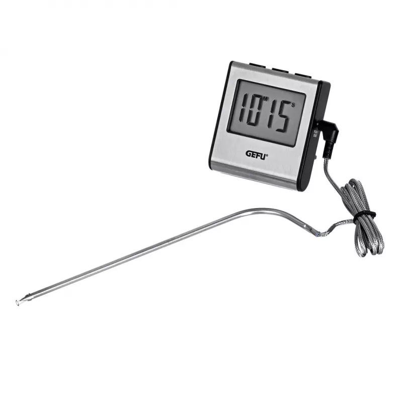 Lebensmittelthermometer GEFU digitaler Fühler 0–250 °C, Edelstahl, 16 cm Sensor