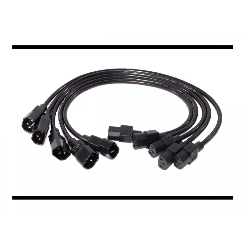 APC Netzkabel-Set (5 Stk.), C13 auf C14, 0,6 m