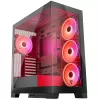 PC-Gehäuse MODECOM Volcano SPACE APEX ARGB Midi Tower, gehärtetes Glas, USB-C, unterstützt ATX/microATX/Mini-ITX, GPU bis 430 mm, CPU-Kühler bis 180 mm