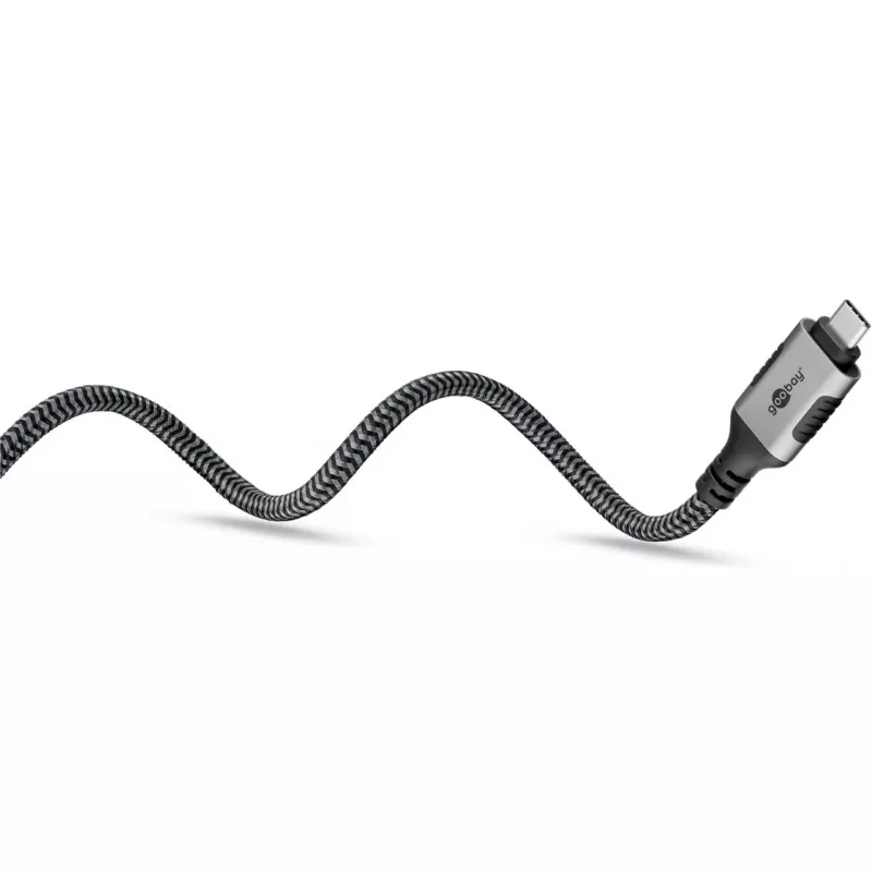 Goobay 70755 USB-C auf RJ45 Ethernet CAT 6 Kabel für stabile kabelgebundene Internetverbindung mit Router/Modem/Netzwerk-Switch/Ersetzt USB auf RJ45 Adapter / 1