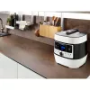 Elektrischer Schnellkochtopf Rommelsbacher MD 1000 – 4 l, 1000 W, 14 Programme, weiß/schwarz