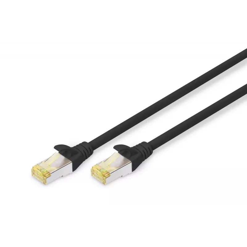 Digitus CAT 6A S/FTP RJ-45 Patchkabel 7 m, Schwarz