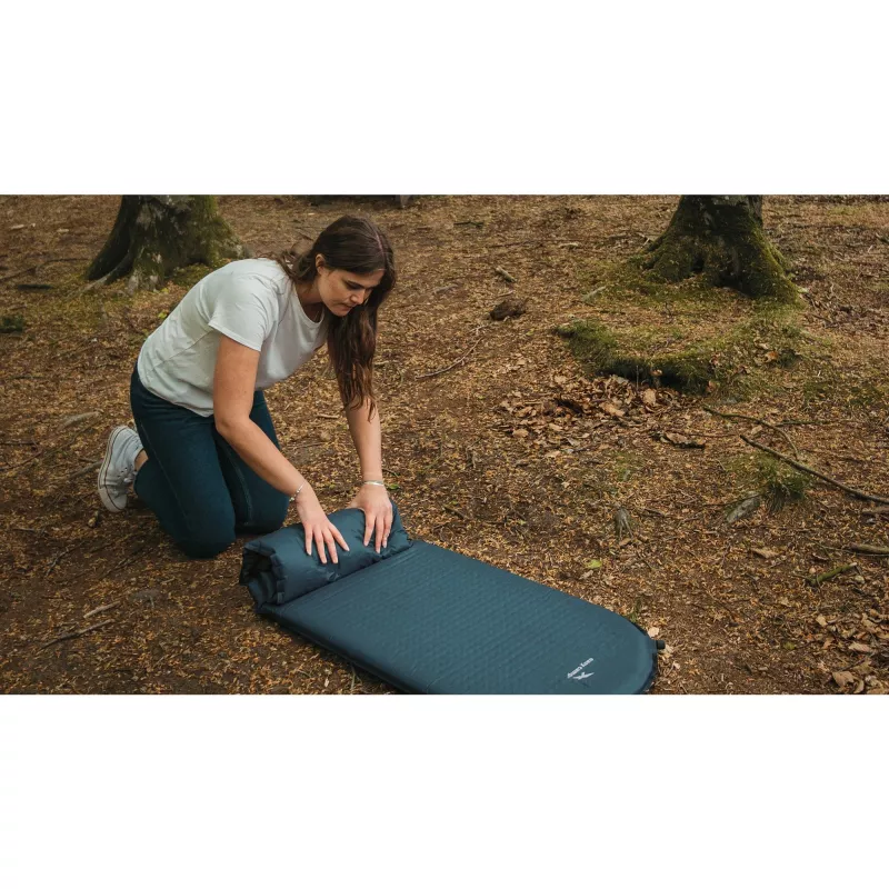 Campingmatte Compact Single, Pacific Blau 300068 (dunkelblau)