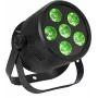 Stage LED Par Light EUROLITE Silent Par 6 QCL Floor RGBW 6x4W, kompakter bodenmontierter Par-Scheinwerfer