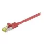 Wentronic GoobayCat.7 Rohkabel Patchkabel, S/FTP (PiMF), Rot, 30 m - LSZH Halogenfrei, Kupfer, RJ45-Stecker (91679)