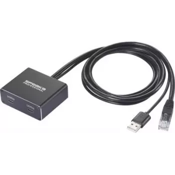 SpeaKa Professional SP-GNS-250 Netzwerkadapter/Hub 1 GBit/s USB-C®, RJ45 (SP-13595928)