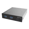 Akasa USB 20Gbps Typ-C-Panel mit zwei 5Gbps Typ-A-Anschlüssen