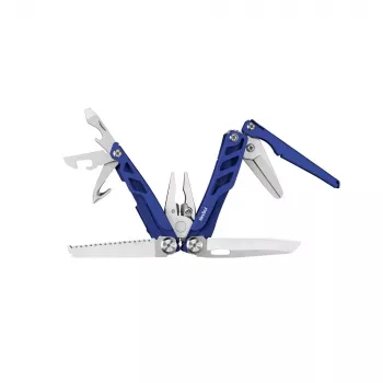 Multitool Nextool FLAGSHIP Pro NE20271 16-in-1 Klappmesser Multitool, Edelstahlklingen, blau, 11 cm gefaltet