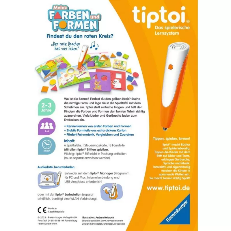 tiptoi Meine Farben und Formen, Brettspiel