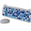 Kabelloses Tastatur- und Maus-Set CANYON HSET-W6 Kitty Edition AAA AA Blau