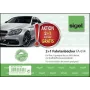 Notizbuch Sigel Logbook T1179 A6 quer, 40 Blatt, 3er-Pack