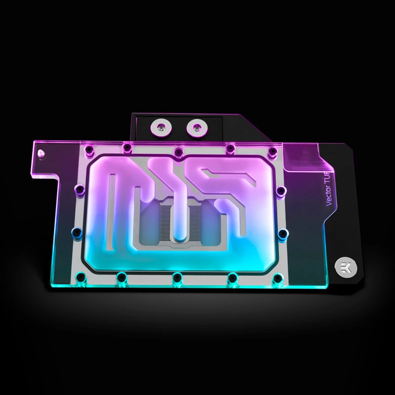 Water block EK Water Blocks Acrylic Copper Schwarz Nickel Transparent
