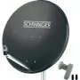 Satellitenschüssel SCHWAIGER SPI9961SET2 80 cm mit Twin-LNB für 2 Teilnehmer