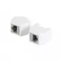Kopplung RJ45 ALLNET TP-TP CAT6A 8-polig magnetisch PoE-fähig 10G