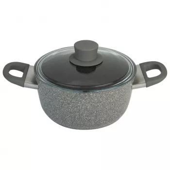 Induktions-Granitkochtopf mit Deckel Ballarini Murano - 2.8 ltr