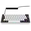 Sharkoon SGK50 S4 Tastatur Home USB QWERTZ Deutsch Weiß RGB LED 60%