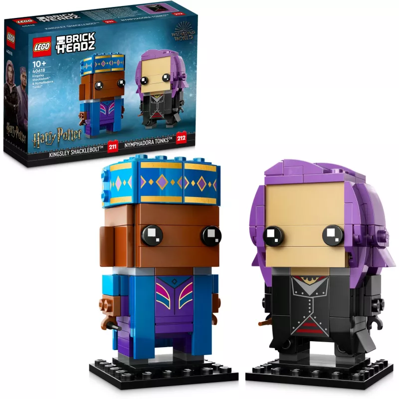 Lego Brickheadz Harry Potter 40618 Kingsley Shacklebolt und Nymphadora Tonks