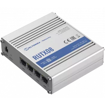 Teltonika RUTX08 Kabelgebundener Router Gigabit Ethernet Edelstahl