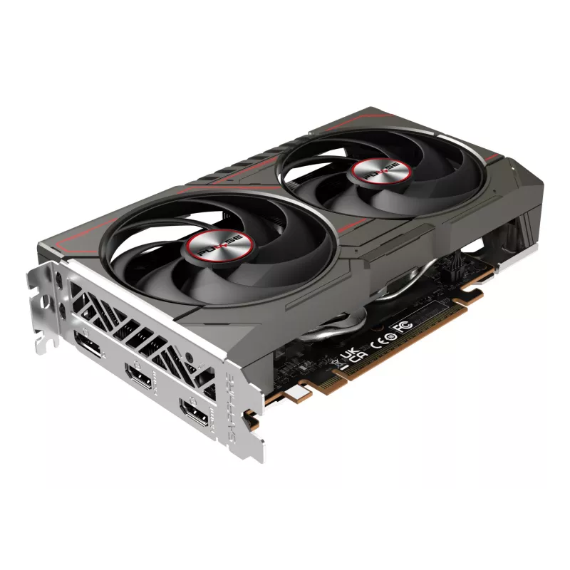 Grafikkarte Sapphire Radeon RX 9060 XT – 8 GB GDDR6, 128-Bit, PCIe x16 5.0, Dual-Fan-Kühlung