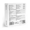 Innenraum-Temperatur- und Feuchtigkeitssensor SAVIO CT-01/W, LCD-Anzeige, -10–55 °C, 10–99 % rF, Batterie CR2032